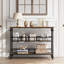 Console, canapé à 3 niveaux, table d'entrée étroite avec rangement-107260328