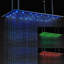 Rain Fixed Shower Head 2.5 GPM GPM with Temperature-based LED
