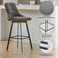 Tabouret de comptoir pivotant 43,31 po Avianah-600170970