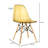 Mid Country Modern Molded Shell Designer Assemble Plastic Chair Side No Arms Wheels Armless Wooden Eiffel for Dining Room Bedroom Kitchen-2098153019-2102663409