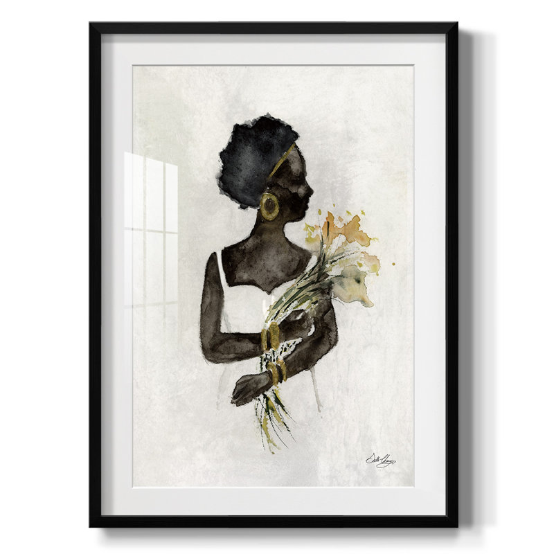 Soul Queen I - impression encadrée, H 25,5 po x l 17,5 po, Noir