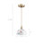 1-Light Ceramic Pendant Light