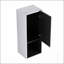 Armoire de salle de bain moderne moderne de 12 pouces avec portes à fermeture douce et fixation flottante pour des solutions de rangement élégantes