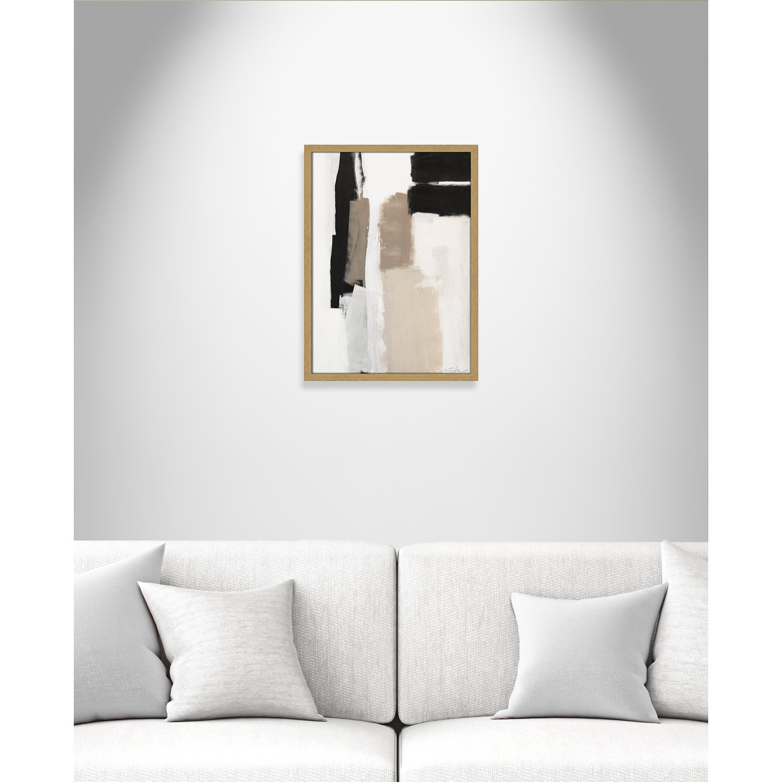Earth Scapes II by Casa Fine Arts, 23" H x 17" W x 1.25" D, Natural Slim Unmatted Picture Framed