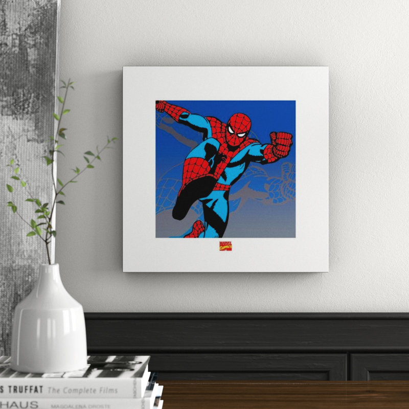 'Spiderman - Marvel' Painting Print