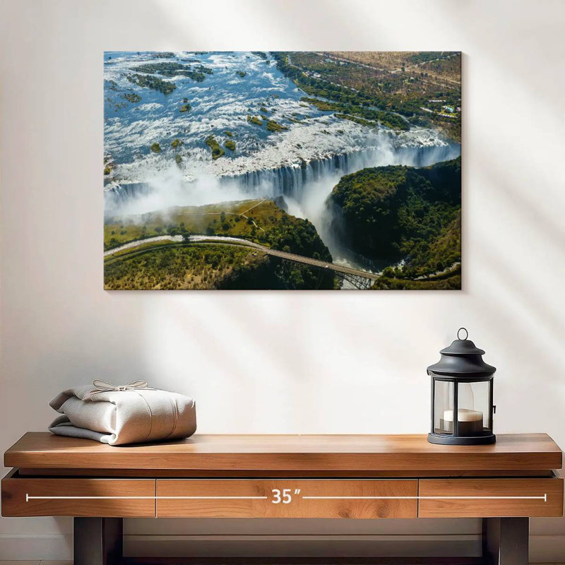 Rideau d'eau Alvord Victoria Falls, H 16 po x l 24 po