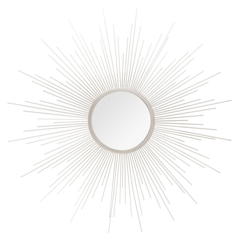 Knouse Metal Flat Wall Mirror