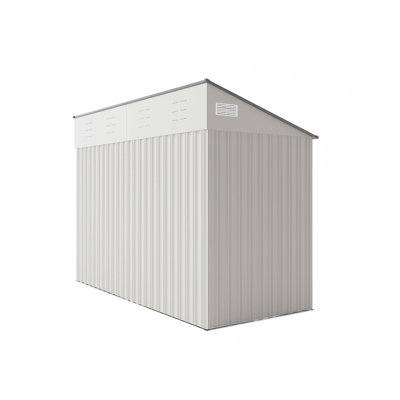 Campcraft Optional two-color storage shed, single hinge door with sloping roof, solid structural design, good ventilation, surface with protective film, and suitable for various scenarios