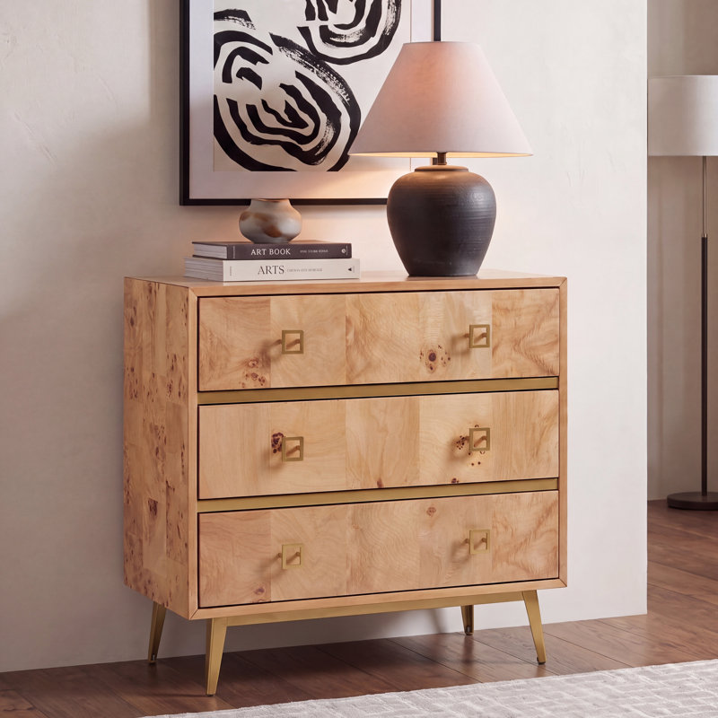 31.9'' W 3 - Drawer Dresser, Natural
