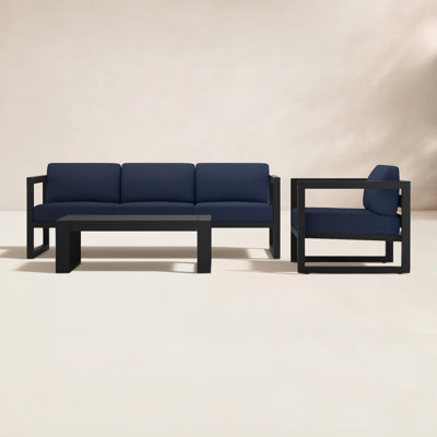 Smith 5 - Person Patio Conversation Set with Cushions