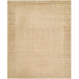 Achro Hand Knotted Wool Area Rug in Beige