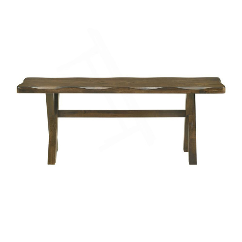 Banc de salle à manger en bois 47 pouces