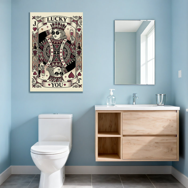 «Fashion Lucky Queen», carte à jouer, H 16 po x l 24 po