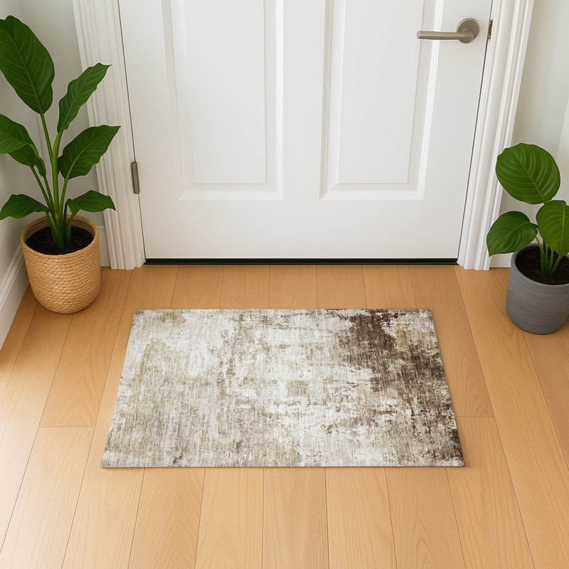 Premium Machine Washable Verlin AMF1766 Modern Rug, Rectangle 1'8" x 2'6"