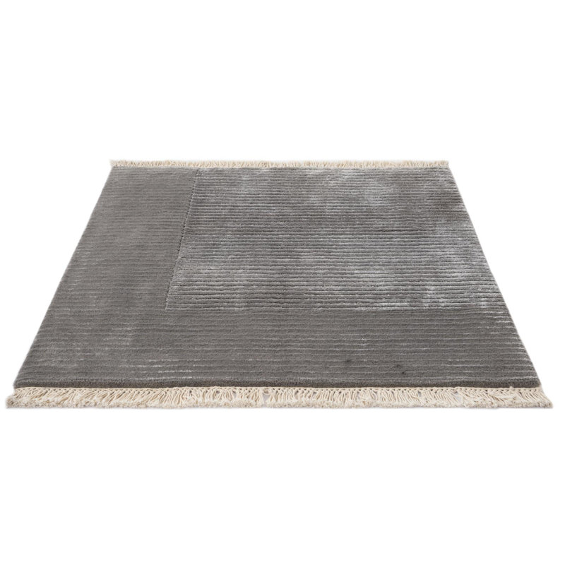 3 Ft Square Philip Light Gray Rug