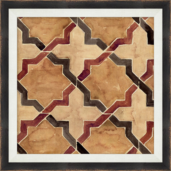 Wendover Art Group Neutral Pattern Study 10, peinture encadrée ...