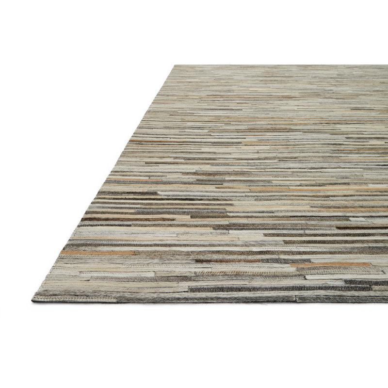 Murtaz Cowhide Indoor Rug, Rectangle 5' x 7'6"
