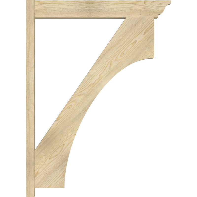 Persienne en bois Westlake, Sapin Douglas de 8 po (sciage brut), P 34 po x H 46 po