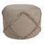 Repose-pieds cylindrique en coton 18 po