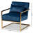 Kynzley Velvet Armchair-1805167734