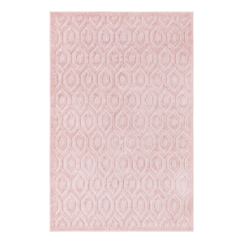 Hearon Geometric Indoor / Outdoor Rug, Rectangle 5'3" x 8'