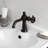 Kingston Brass Wendell Single-Handle 1-Hole Deck Mount Bathroom Faucet with Knurled Handle and Push Pop-Up Drain-91111350