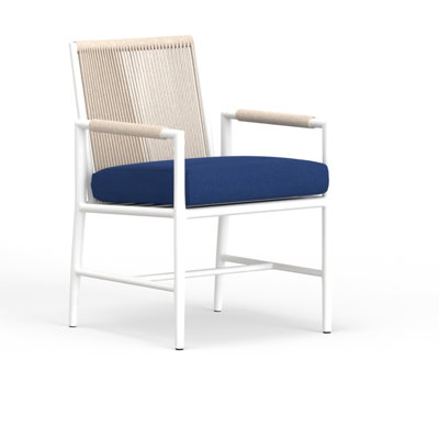 Chaise de patio avec coussin Sunbrella® Sabbia