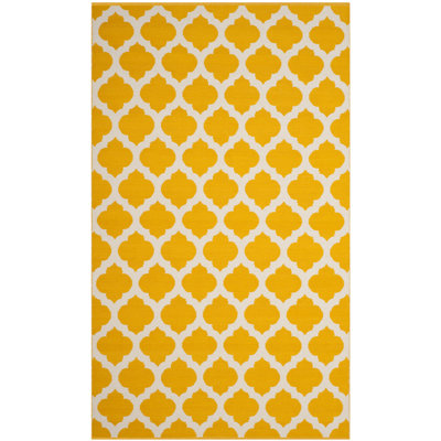 Romona Hand Woven Cotton Geometric Rug