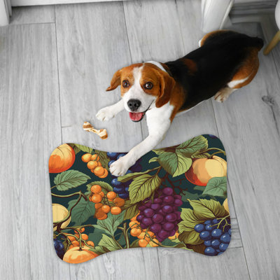 Citron Hues - Tapis d'alimentation en os 1 pièce