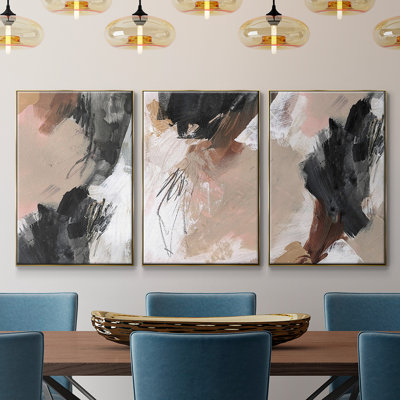 " Unbleached Neutrals IV " 3 - Pieces
