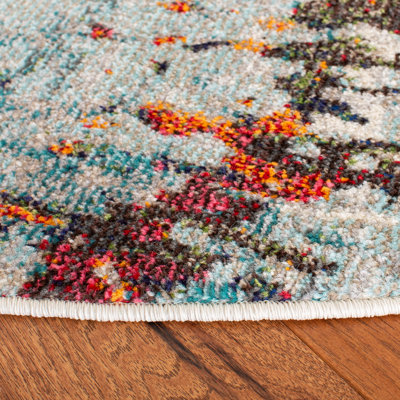 Tapis gris / bleu Gammage