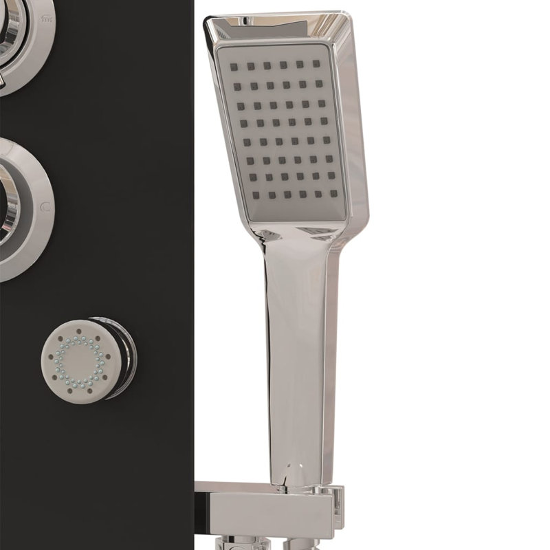 Reuter Shower Tower Panel, Black