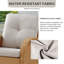 Chaise de patio en rotin en osier pivotant avec coussins Aluel-1721332609-1721332611