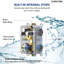 Système de douche thermostatique mural, pomme de douche à haute pression avec douche à main-75826811