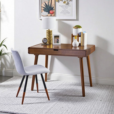 Bureau d'écriture avec tiroir de rangement Mid-Century Modern