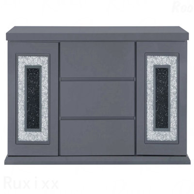 Buffet gris foncé