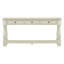 Console polyvalente en bois avec trois tiroirs et tablette inférieure-1372604490