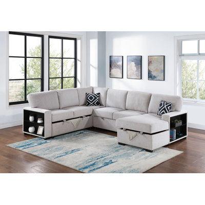 Canapé modulaire 4 pièces convertible
