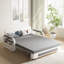 Grand canapé-lit pliable convertible, canapé-lit avec espace de rangement, gris-651761539