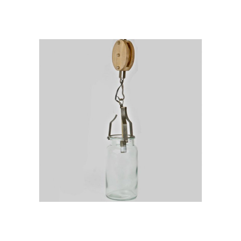 Luminaire suspendu en pot 1 lumière Zawielski