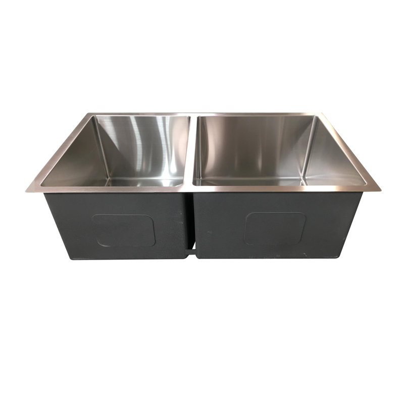 32'' L Undermount Double Bowl Stainless Steel Kitchen Sink