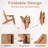 Foldable Outdoor Adirondack Chair-1260265378