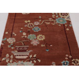 Art Deco One-of-a-Kind 3'0X5'0 Hand Knotted Area Rug