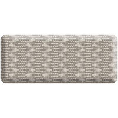 Tapis de cuisine anti-fatigue, motif nomade, gris chaud