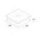 Cannello Transitional Wood Square Coffee Table