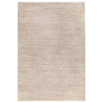 Bleskoski Abstract Beige Area Rug