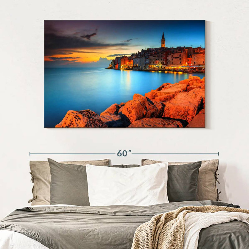 Gillard, ville côtière de Rovinj, H 34 po x l 51 po