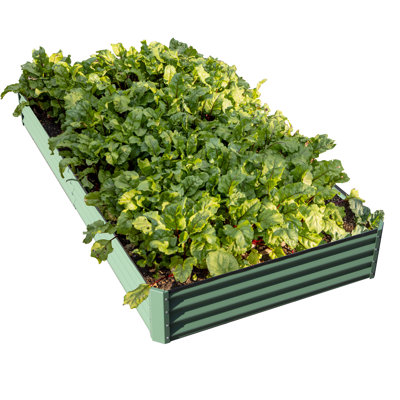 Sacia Metal Raised Garden Bed