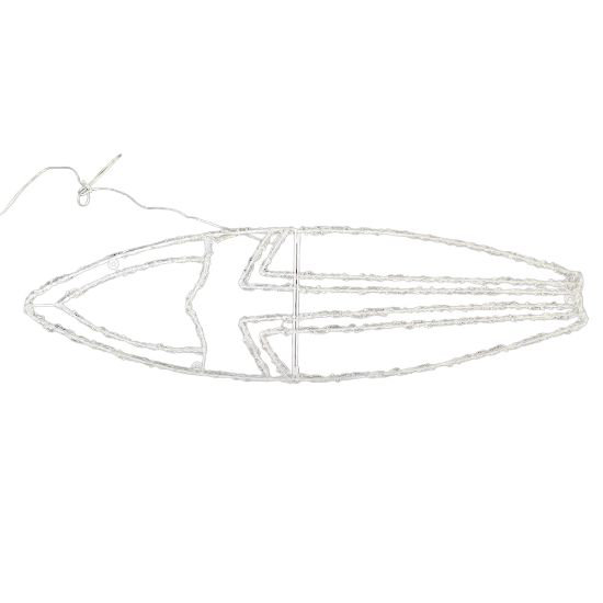 2D Surf Board: Shark Fin