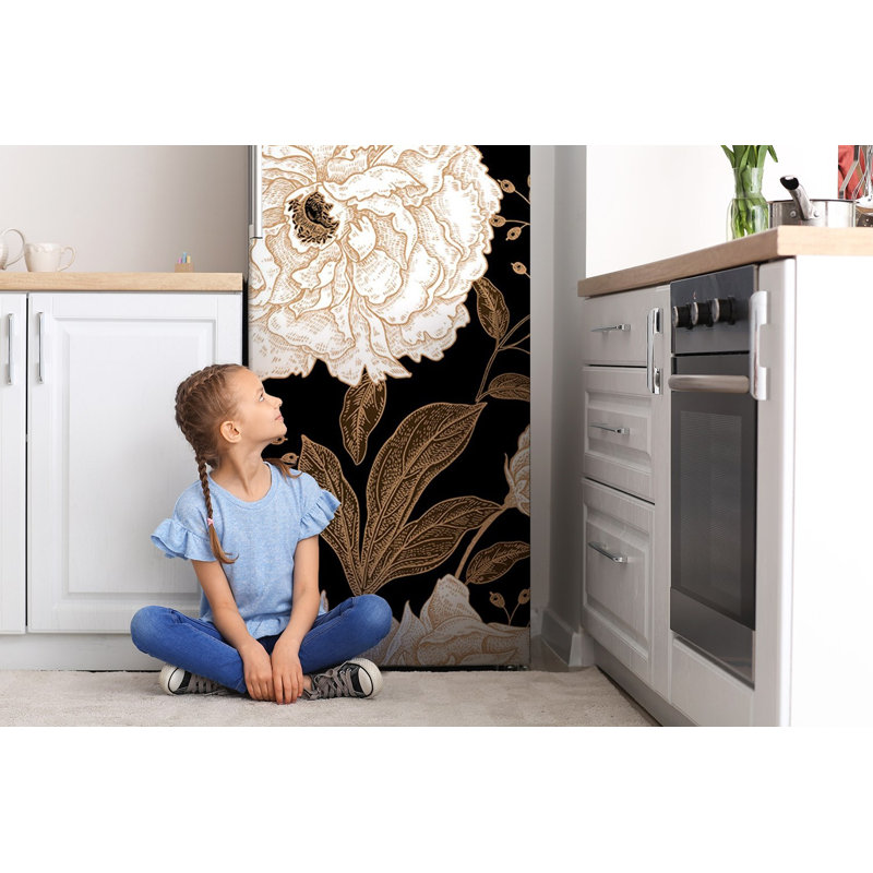 Plants & Flowers Non-Wall Damaging Door Decal